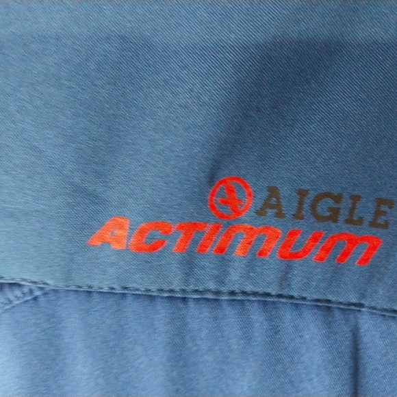 AIGLE ACTIMUM Weather Water Men's Vibrant Blue Performance Jacket - Picture 5 of 16